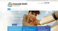 Desktop Screenshot of crossroadshealthsolutions.com